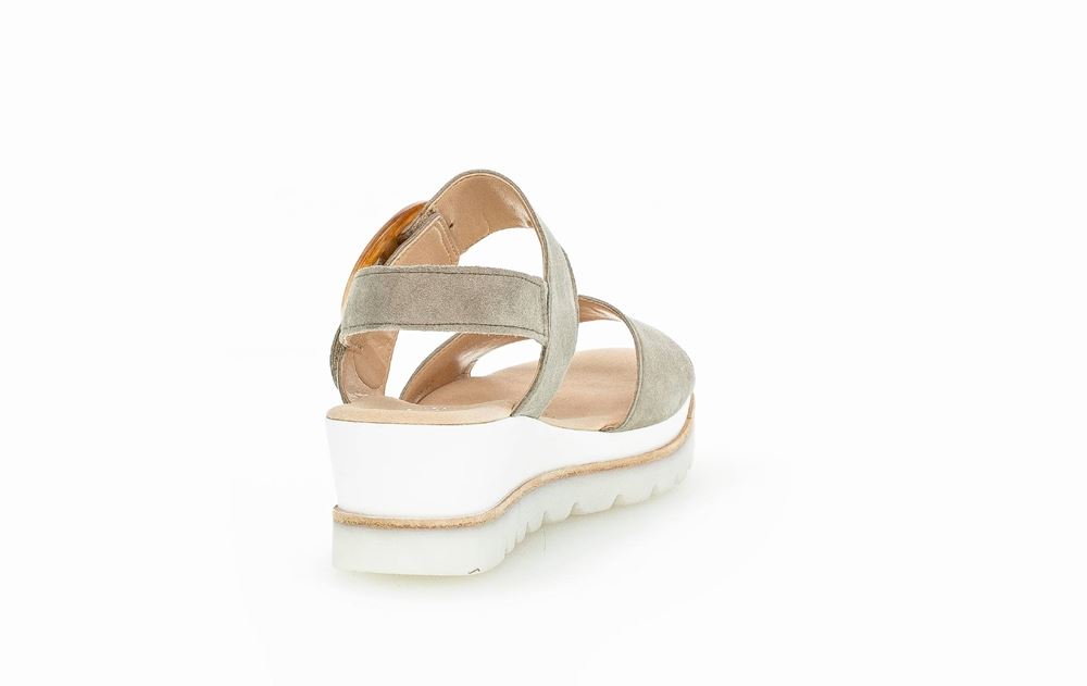 Gabor Sandalette Keilabsatz grün S13  24.645.19 