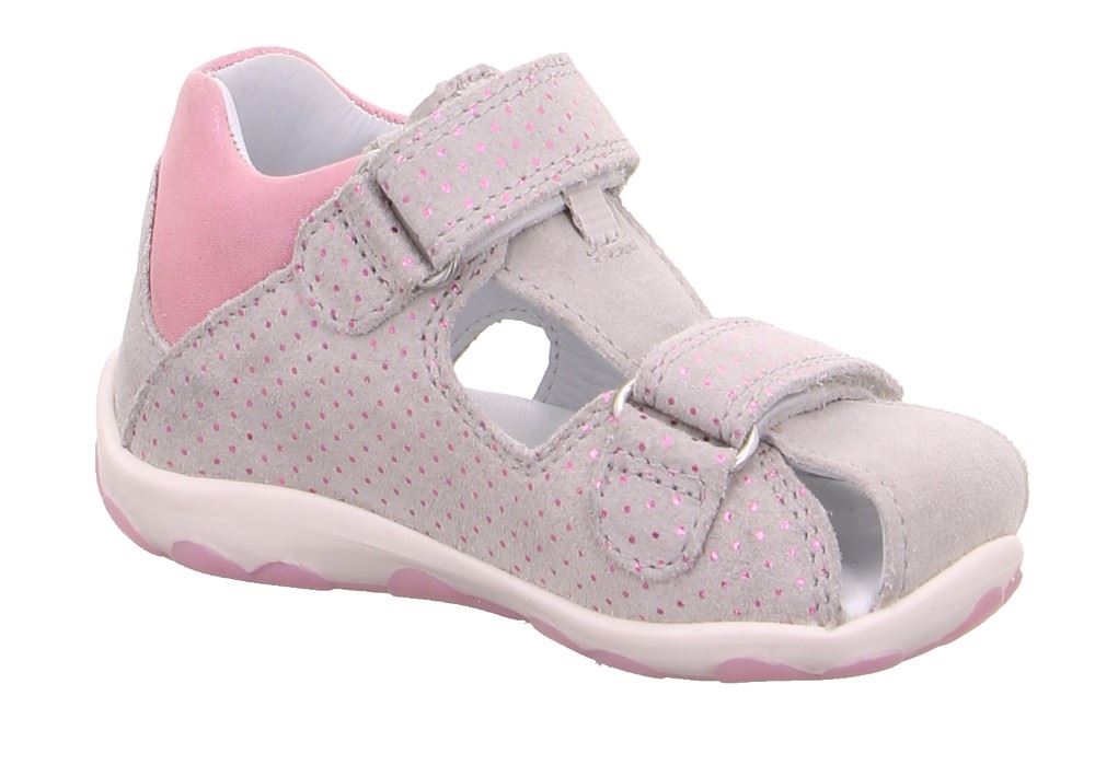 Superfit Fanni Sandale Leder 09041 20 | 25 hellgrau/ro | 
