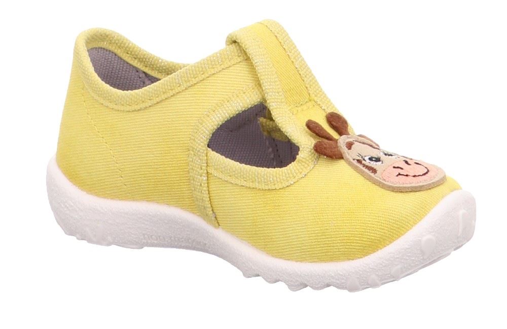 SUPERFIT SPOTTY Kinder Hausschuh gelb 1-009256-6000 