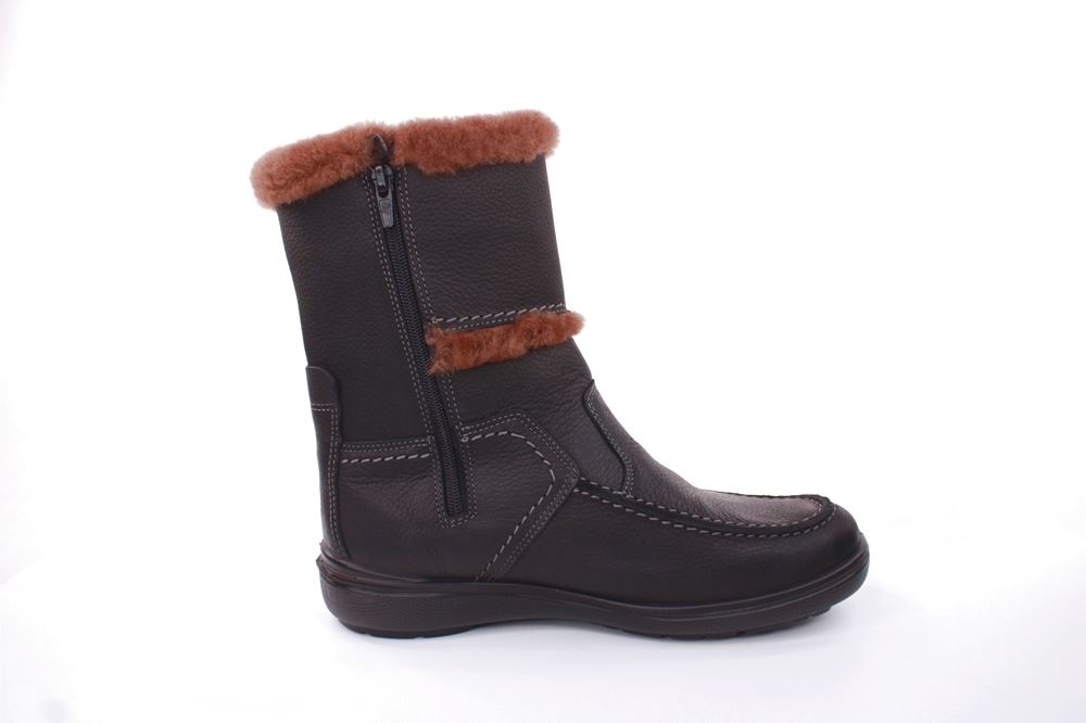 Jomos Damen Stiefel Leder Lammfell Comfortweite H schwarz S22 806503 41 | 000 schwarz | 