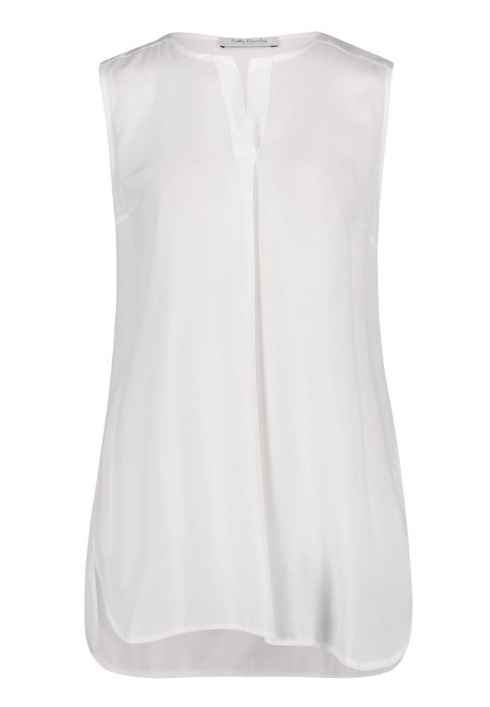 Betty Barclay Bluse Top weiß rot 60202587 40 | 1014 Offwhite | 