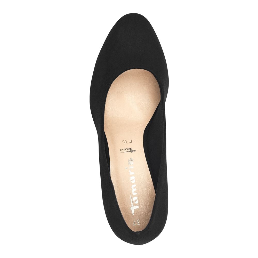 Tamaris Pumps Blockabsatz schwarz S13 1-1-22418-20 39 | 001 BLACK | 