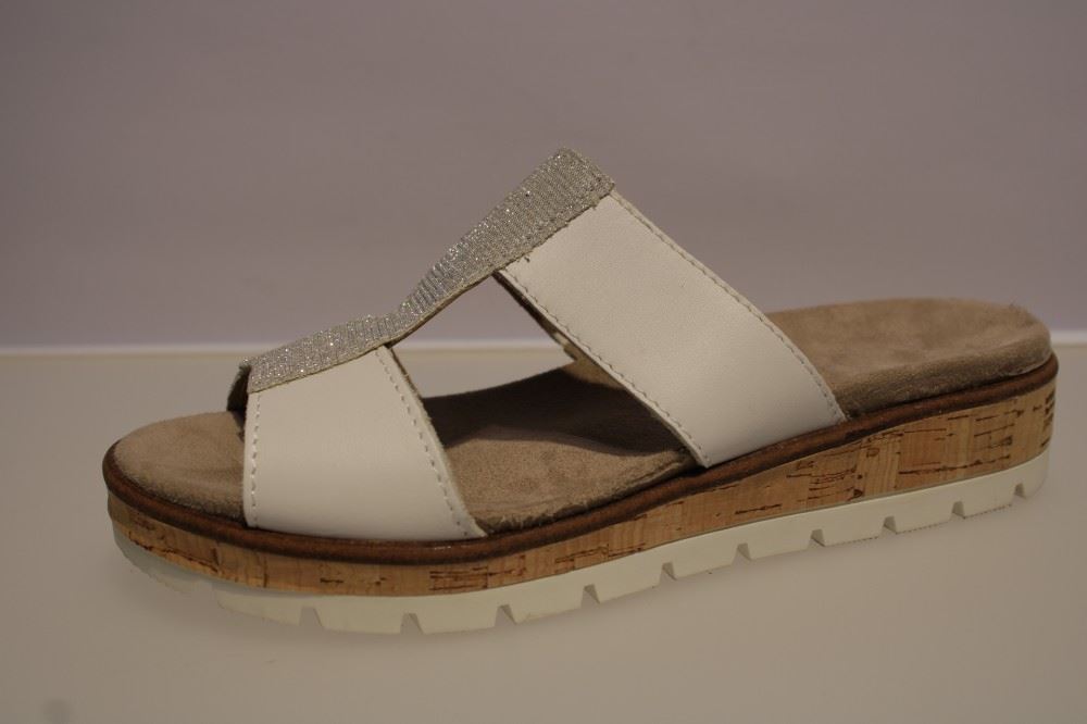 Aco Pantolette Mia 11 weiß galaxy 545/7741 