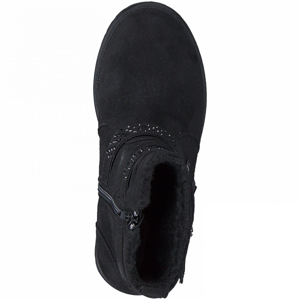 s.Oliver Stiefel Tex - Membran schwarz Reißverschluss S21 5-5-45403-27 