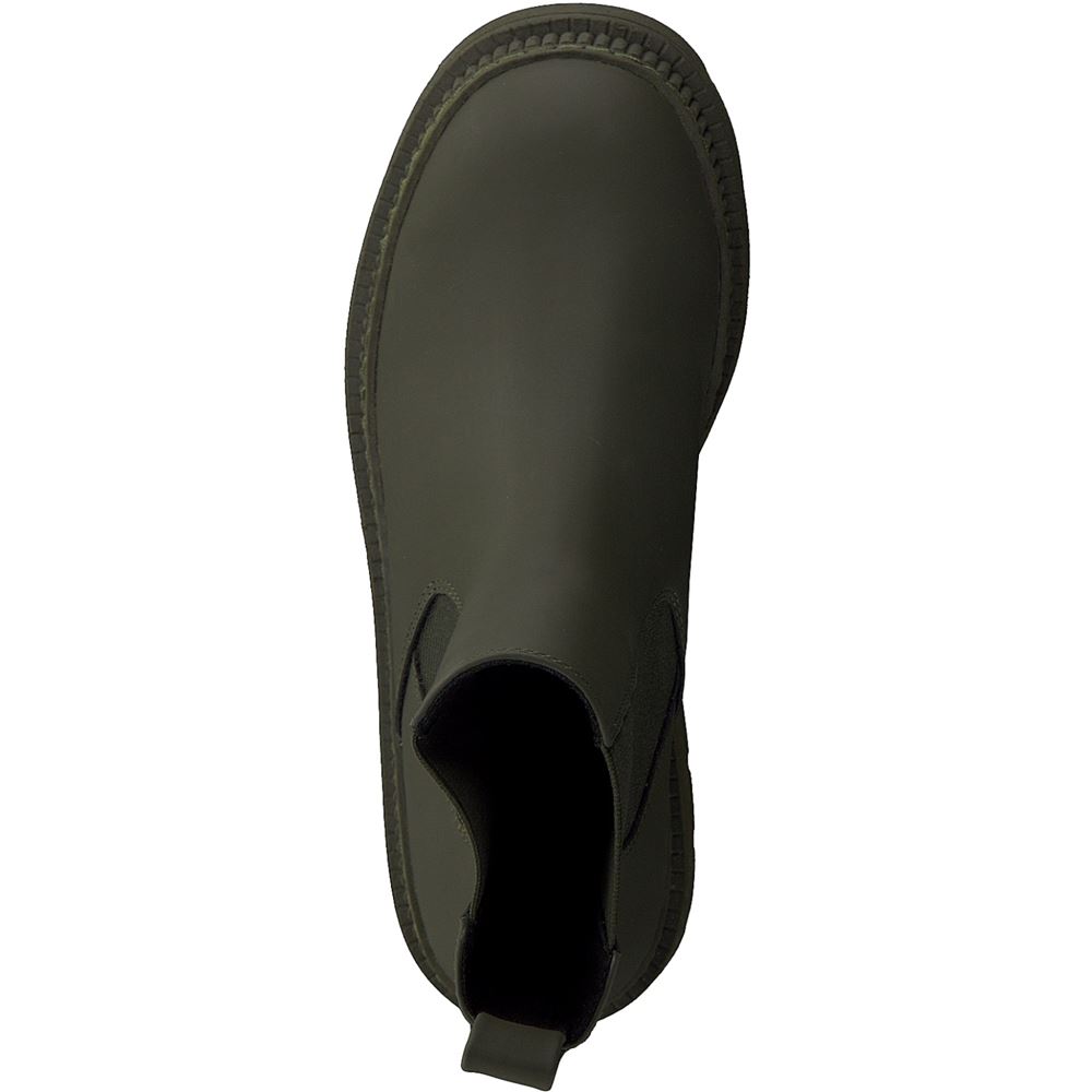 Marco Tozzi Chelsea- Boots Feel me Fußbett grün S22  2-2-25822-29 41 | 711 KHAKI RUBBE | 