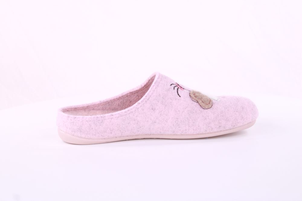 Calzamur Damen Winter Pantoffel Hausschuh Filz  rosa S21 66800367 