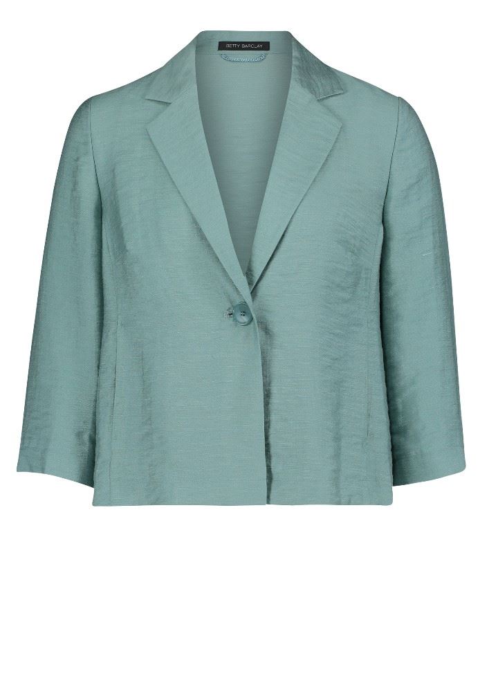 Betty Barclay Sommerblazer Leinen 3/4 Arm blau S11 42562045 38 | 8260 Arctic | 