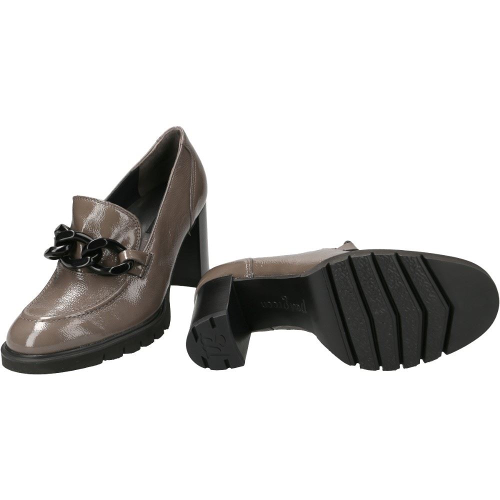 Paul Green Pumps Hochfront - Pumps Knautschlack Leder fango S22 -  3794-022 
