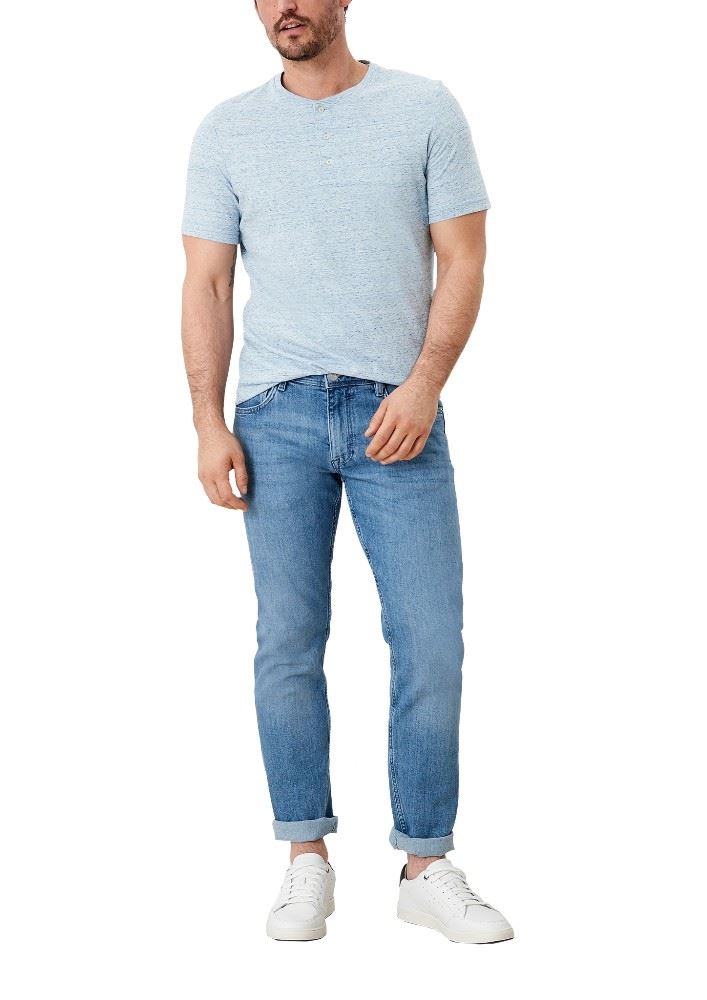 s.Oliver T - Shirt Henleykragen verschiedene Farben 2111329 