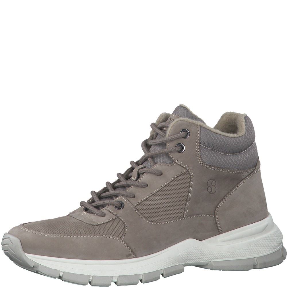 s.Oliver Herren Schnürboots Schnürschuh  Warmfutter grau schwarz S22 5-5-15201-29 42 | 341 TAUPE | 