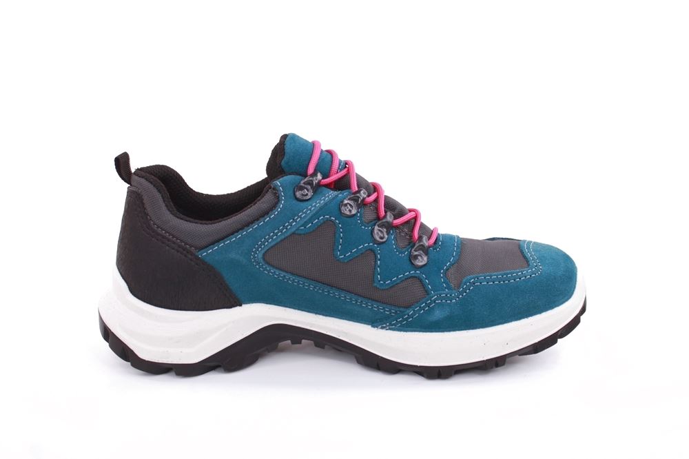 IMAC Damen Halbschuh Outdoor- Schuh Schnellschnürung TEX- Membran blau S22 259678 42 | ottanio nero | 