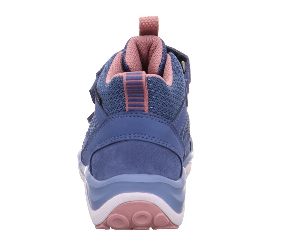 superfit SPORT5 Sneaker wasserdich GoreTex Lauflerner Blau Pink1-000246-8050 