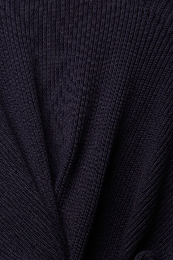 EDC Strick- Cardigan Knopfleiste V- Ausschnitt Boxy-Schnitt blau, lila S12  992CC1I317 