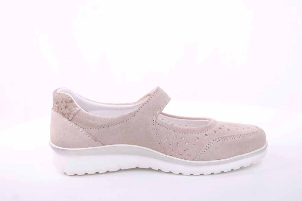 Aco Riemchenschuh DAHLIE 03  Slipper Ballerina Riemen beige S12  1125/10183 40 | 1050/2370 cream | 