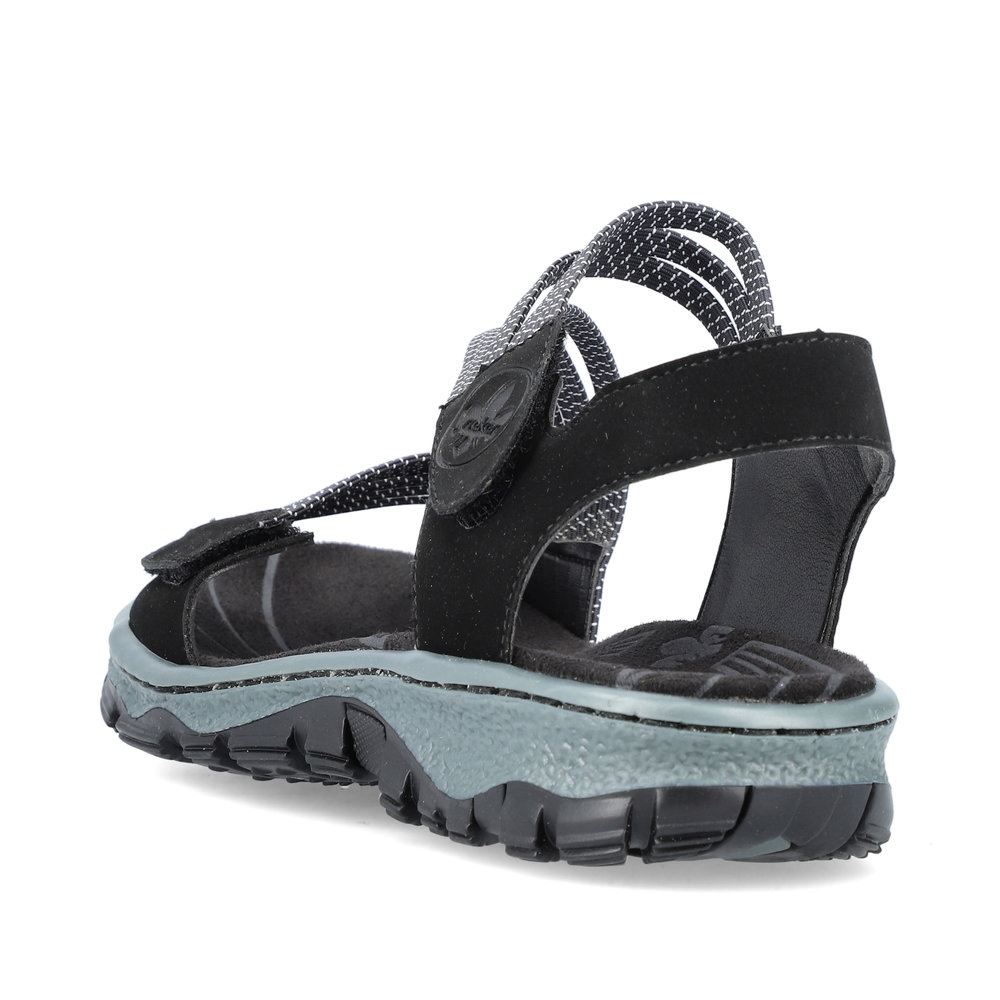 Rieker Damen Trekkingsandalen graphitschwarz S13 68871-00 