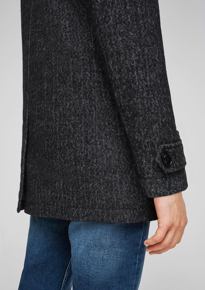 s. Oliver Kurzmantel black 2040099 