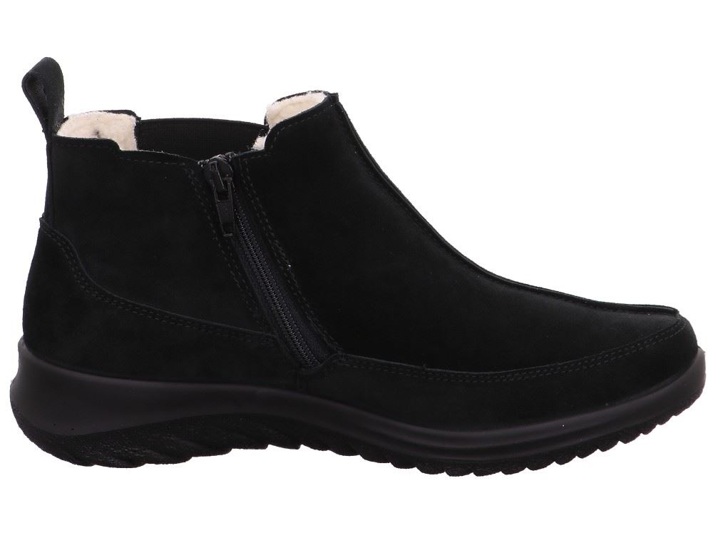 Legero SOFTBOOT4.0 SCHWARZ Damen Winterstiefelette Leder warm GORETEX wasserdicht 2-009002-0000 4,5 | schwarz | 