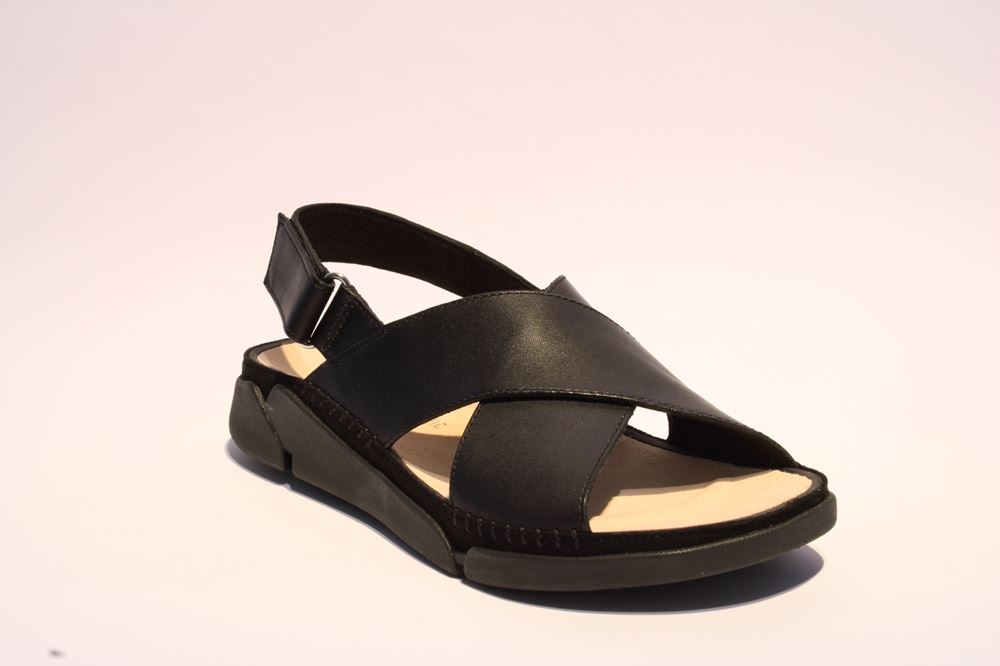 Clarks Tri Alexia Sandale Leder schwarz 26147933 