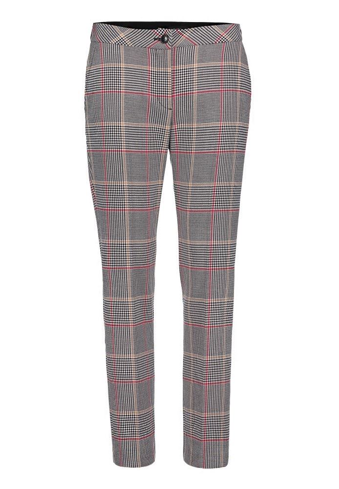 Betty Barclay Hose Regular Fit kariert schwarz weiß 54188140 