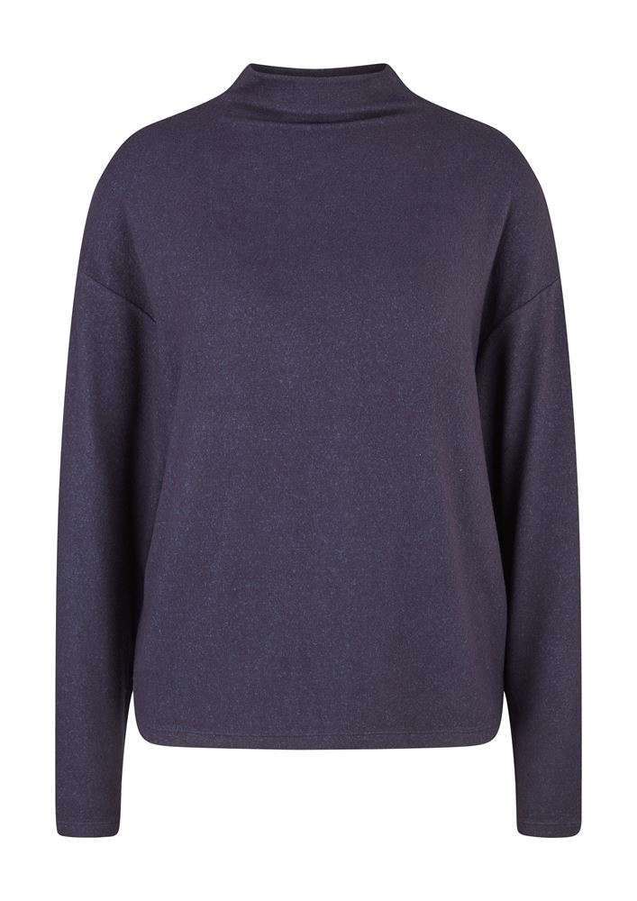 s.Oliver Langarmshirt Turtelneck blau S21 2107156 