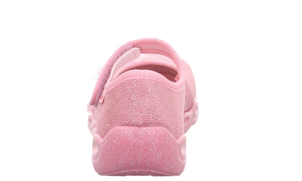 superfit BUBBLE Rosa Hausschuh mit Klettverschluss 1-006271-5500 