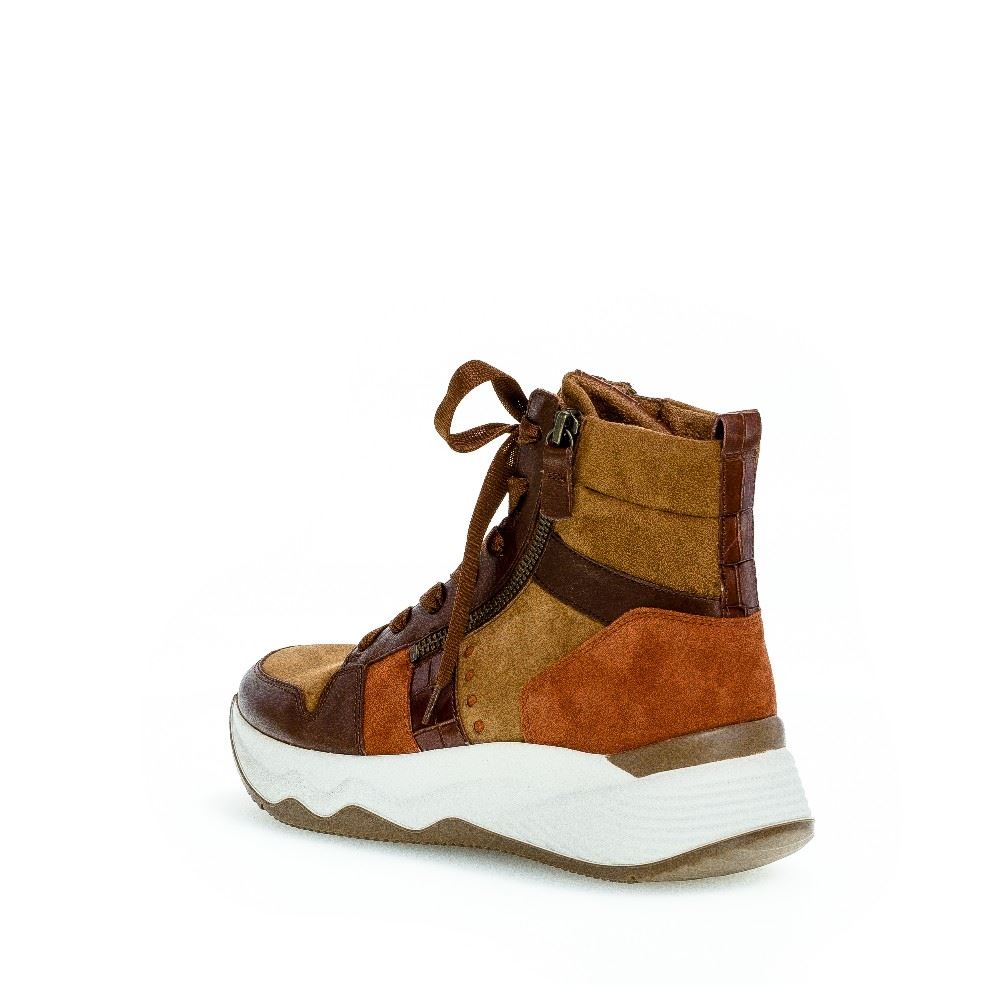 Gabor Sneaker high braun 53.591.24 7,5 | sattel | 