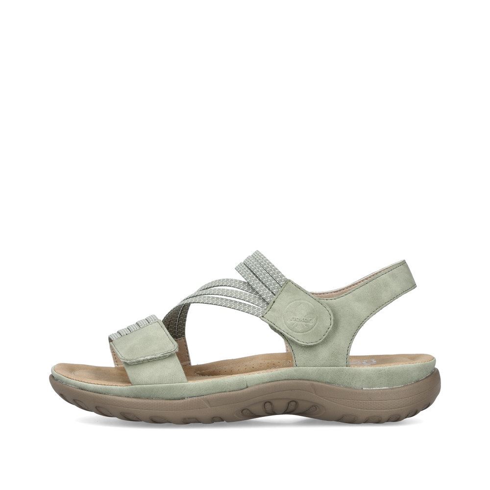 Rieker Damen Riemchensandalen mintgrün S13  64870-52 
