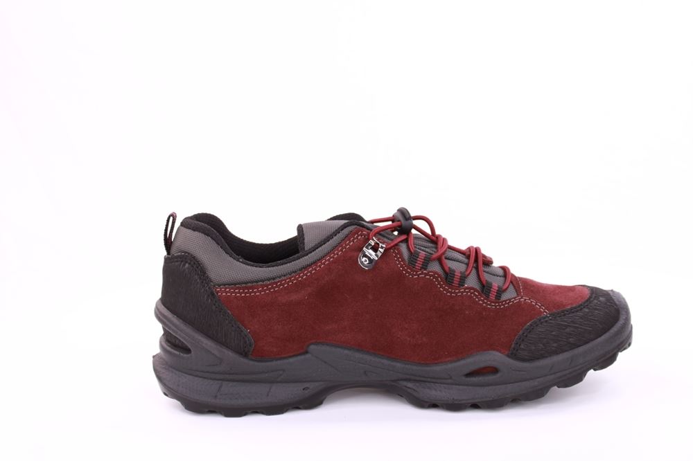 IMAC Damen Trekkingschuh Outdoorschuh  Halbschuh Schnellschnürung TEX- Membran rot S21  808809 36 | bordo | 