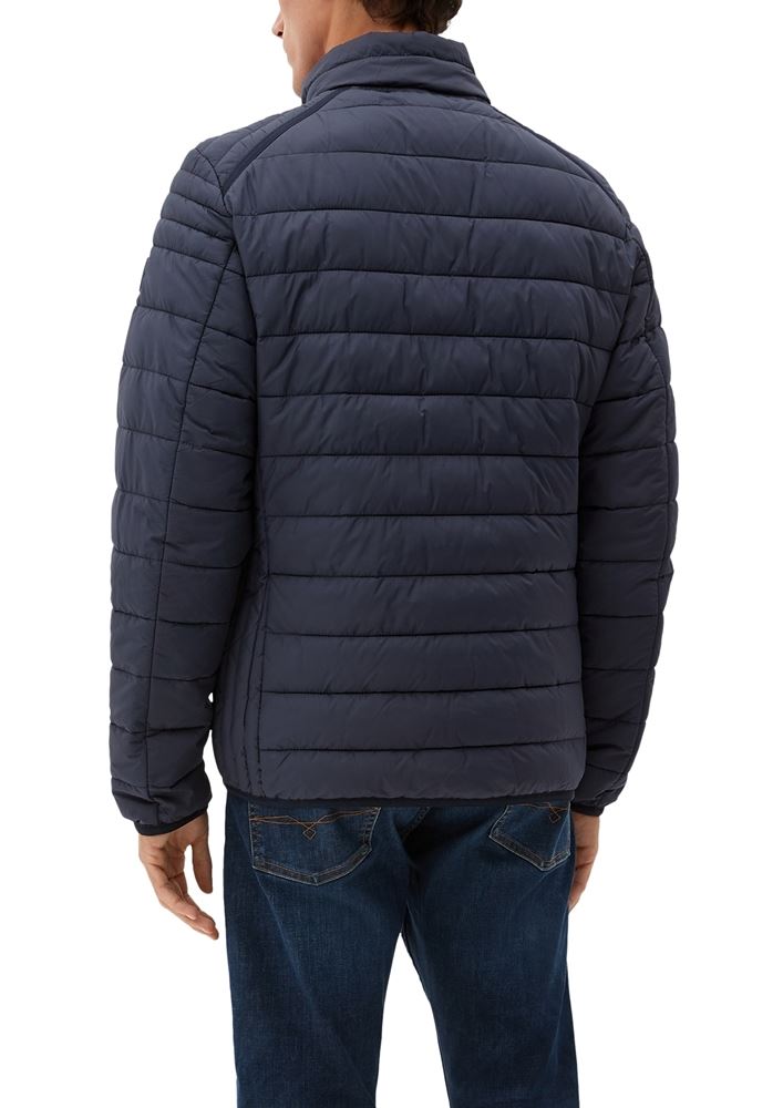 s.Oliver Herren Jacke Steppung Stehkragen blau schwarz S22  2120684 