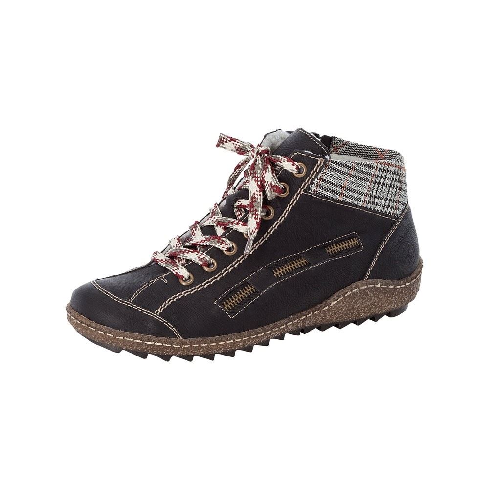 Rieker Stiefelette gelb + schwarz L7543 36 | 01 schwarz/grau | 