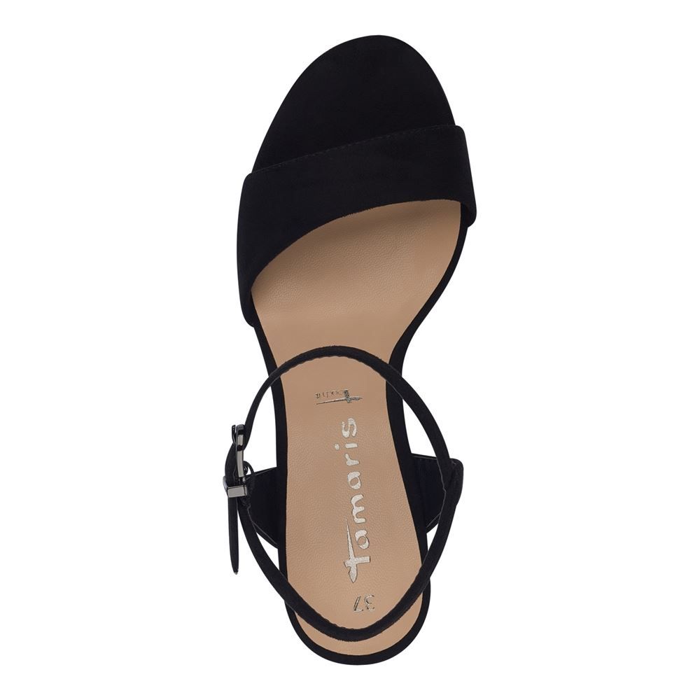 Tamaris Sandalette black, royal blue S13  1-1-28028-20 