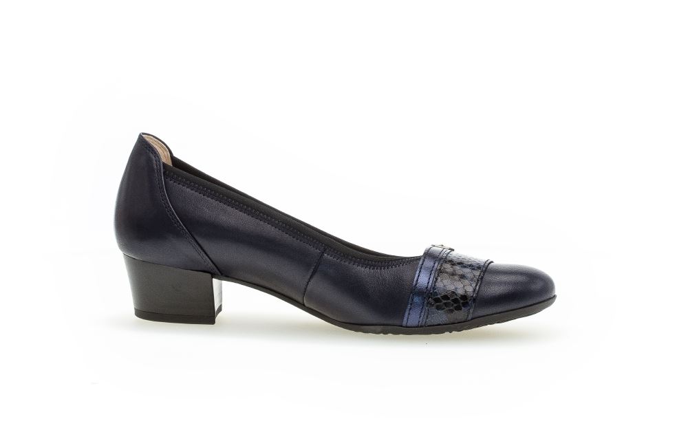 Gabor Pumps rund blau 42.203.66 