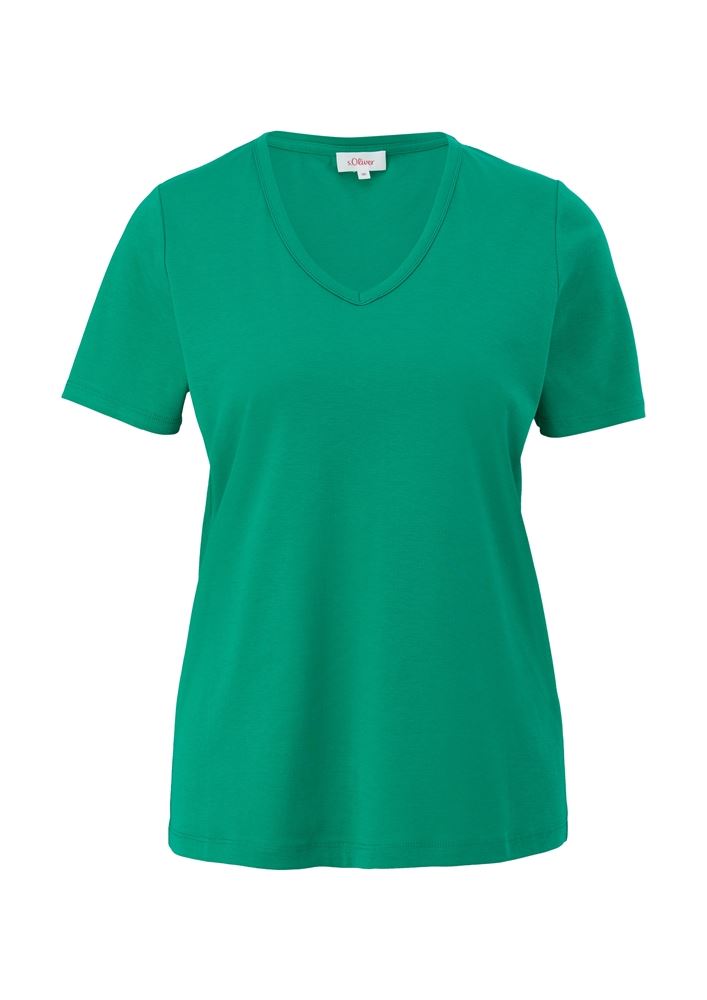 s.Oliver T-Shirt aus Baumwolljersey rosa, blau, grün S13  2135223 