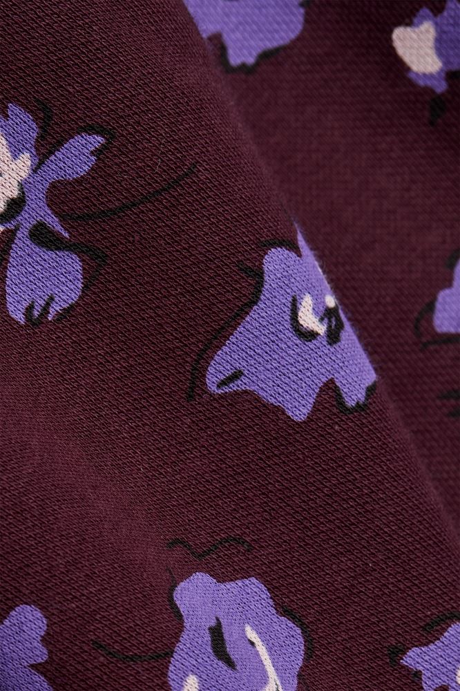 EDC Hoodie 110CC1J308 XS | C515 AUBERGINE | 