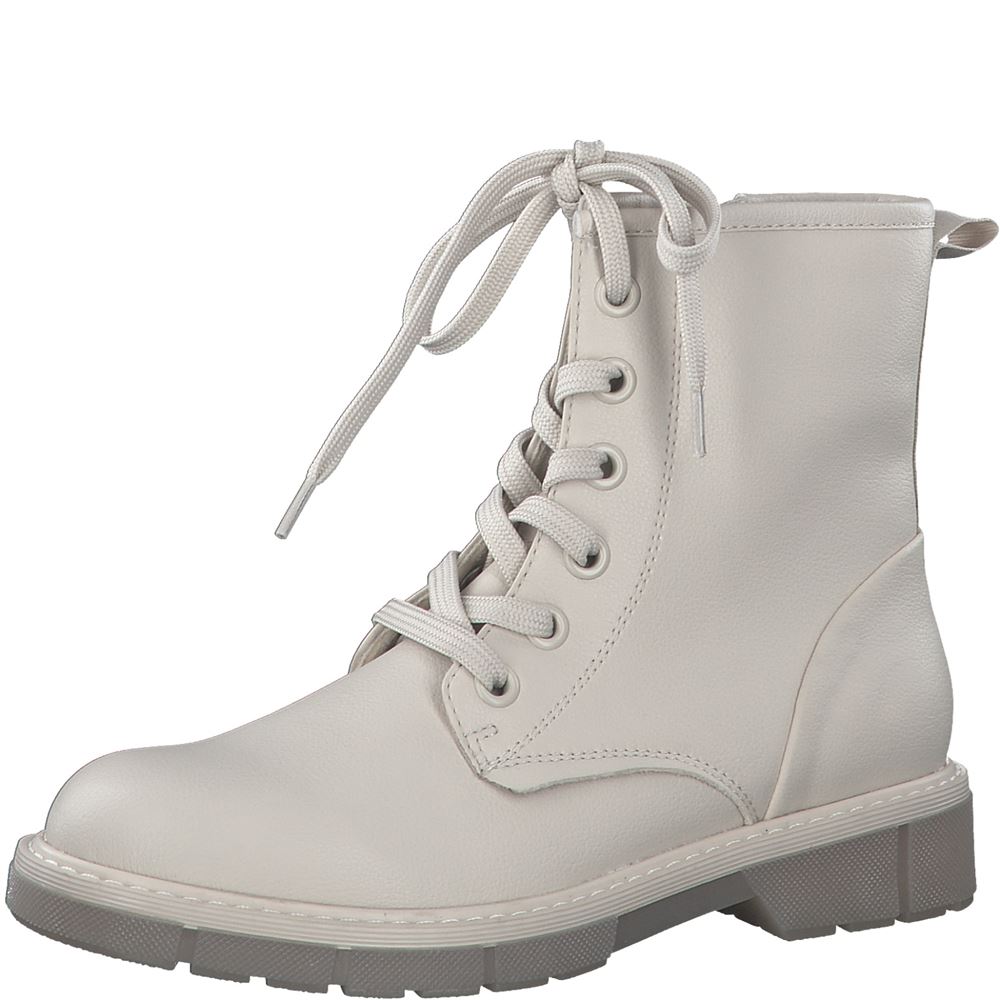 MARCO TOZZI Schnürboots Schnürstiefelette  beige, shwarz S22 2-2-25282-29 36 | 403 CREAM | 