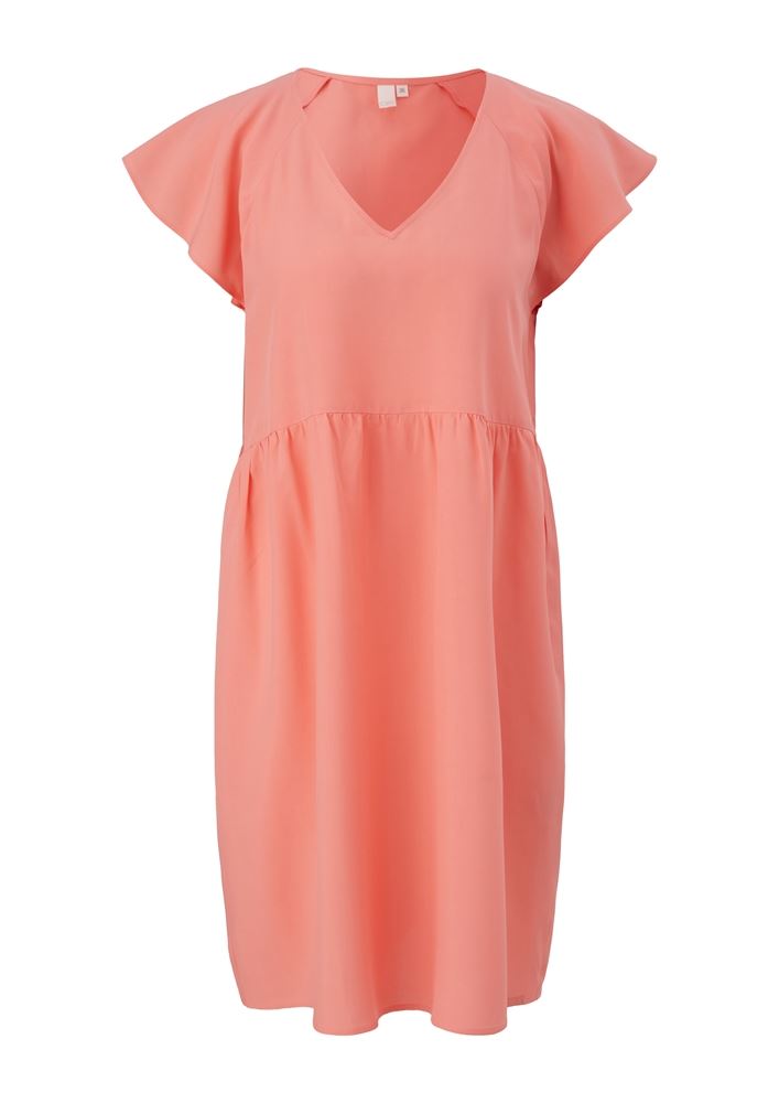 QS designed by Kurzes Kleid aus Viskose S13 2130780 
