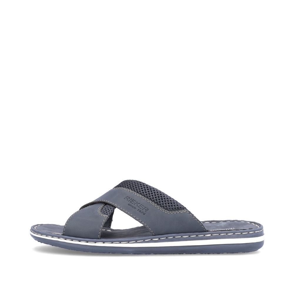 Rieker Herren Pantoletten marineblau S13  21090-14 