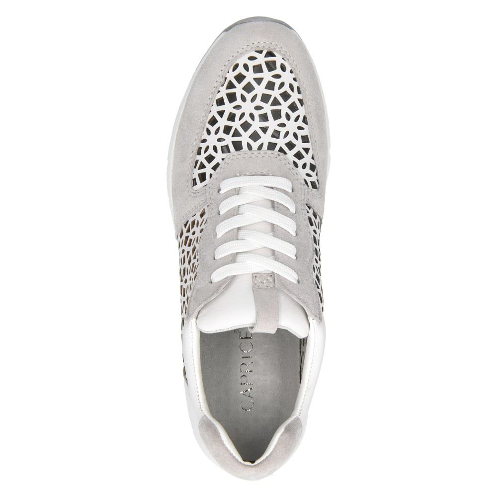 Caprice Sneaker durchbrochenes Leder Bequem 9-9-23504-34 