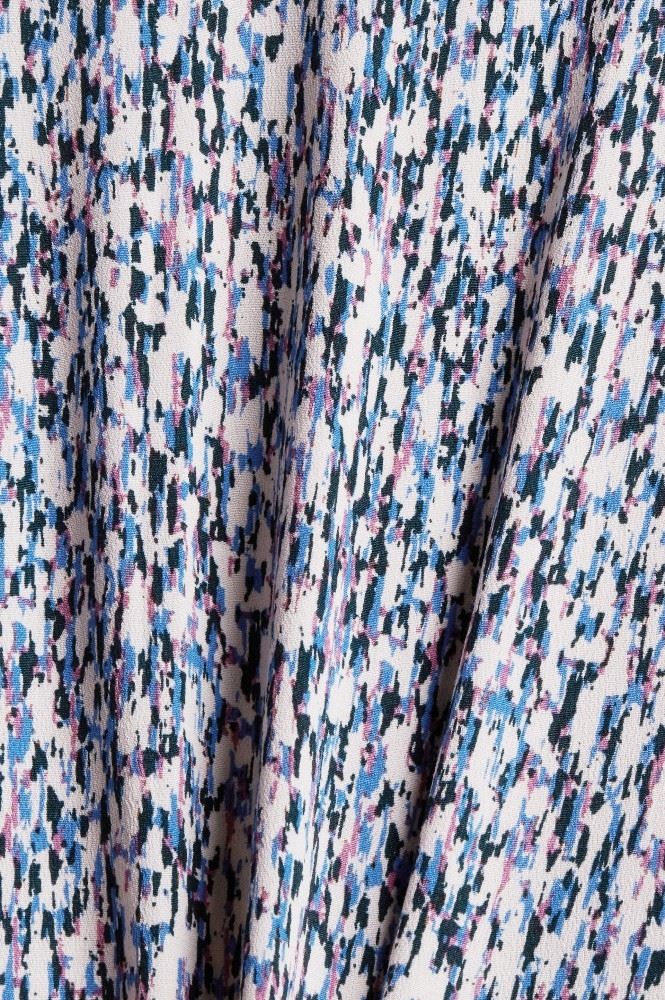 ESPRIT Gemustertes Midikleid mit Knopfleiste 032EE1E311 