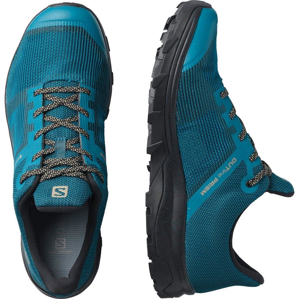 Salomon OUTline Prism GTX Crystal Teal/Black Herren Wanderschuh L41438100 