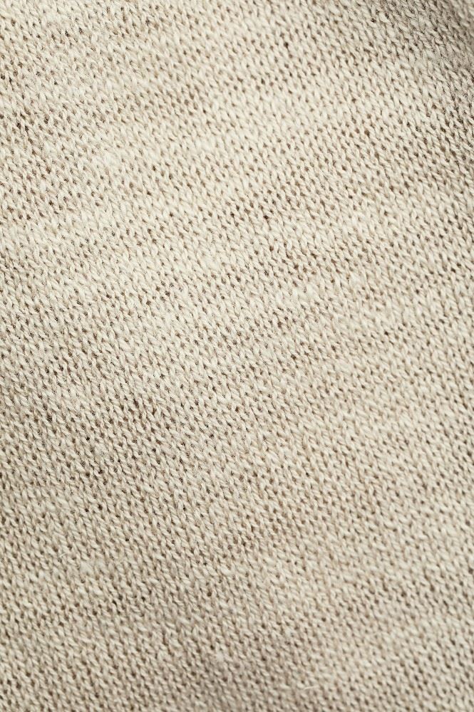 ESPRIT Pullover Hoodie Leinen 031EE1I302 S | E289 SAND 5 | 