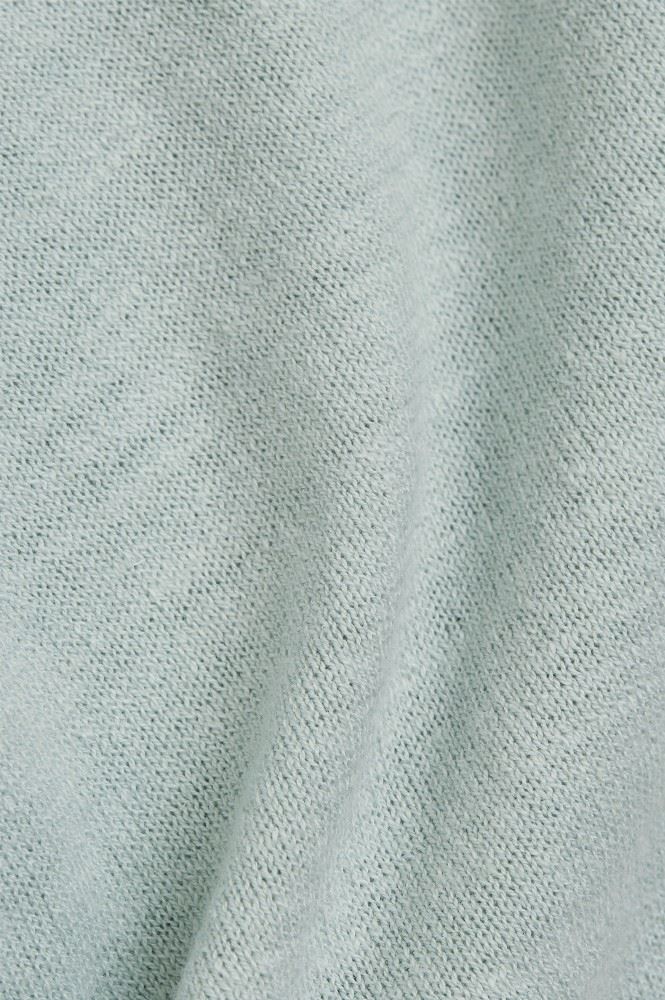 ESPRIT Strick Shirt Leinen  031EE1I314 L | E390 LIGHT AQUA | 