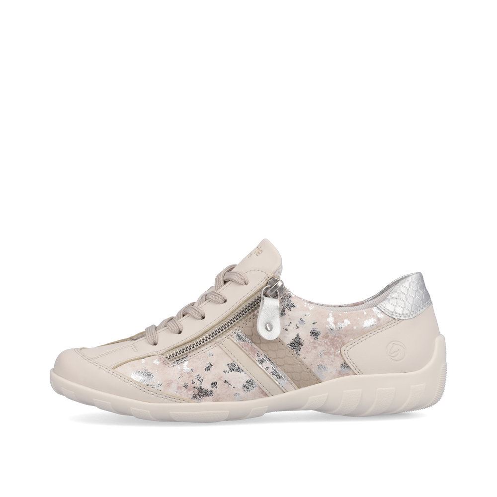 Remonte Damen Schnürschuhe hellbeige S13 R3407-60 