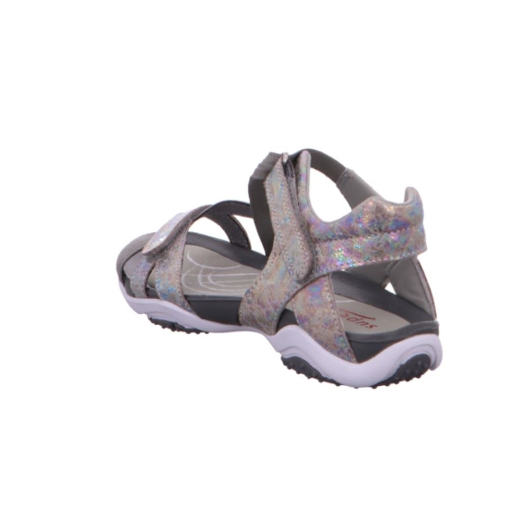 superfit NANCY SMOKE Kindersandale Leder 2-00161-43 