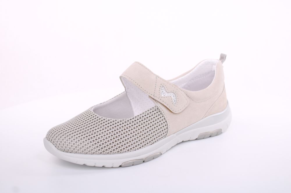 ACO Slipper Riemchneballerina SONIA  braun 857/9179 