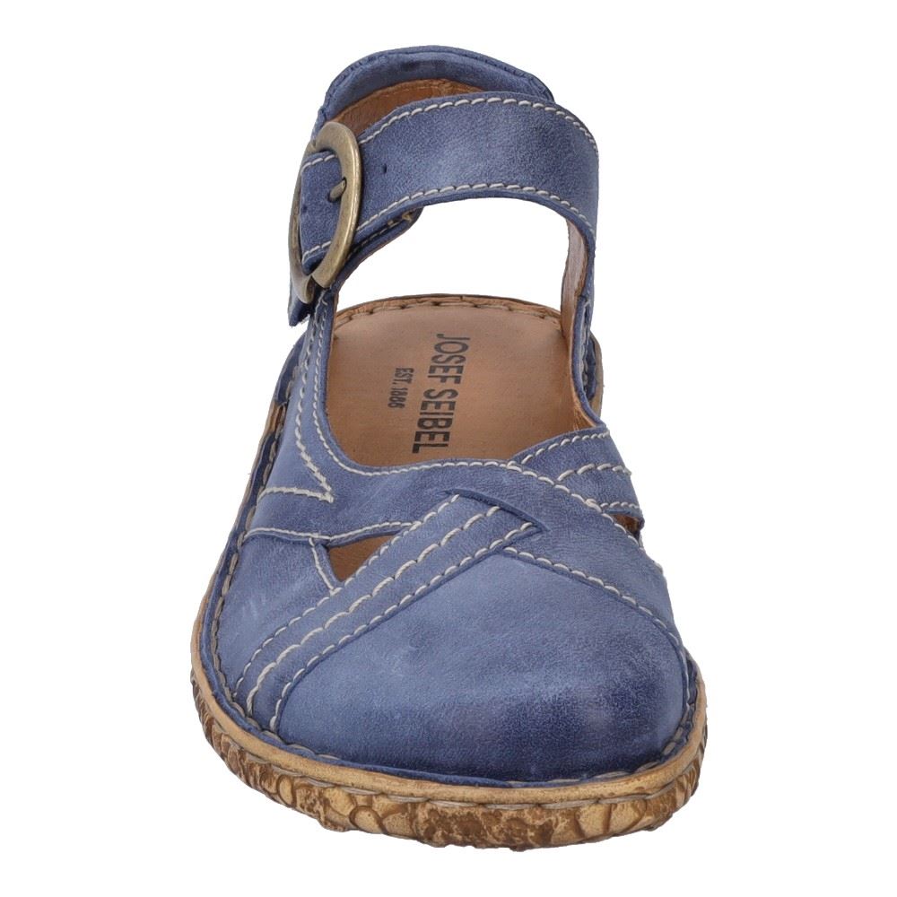 JOSEF SEIBEL Rosalie 49 Damen Sandale Leder blau S12  79549 