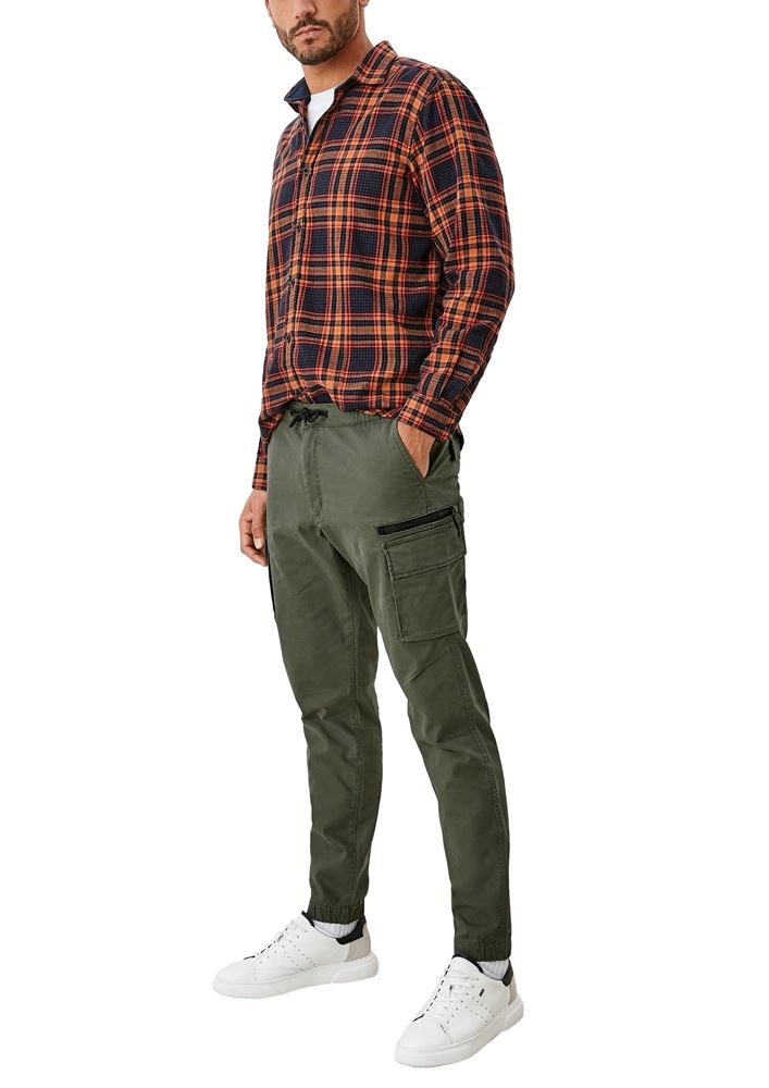 s.oliver Herren Cargo-  Hose grün 2106685 