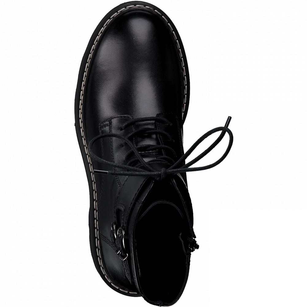 Tamaris Stiefelette Schließe Leder schwarz S21  1-1-25271-27 41 | 003 BLACK LEATH | 