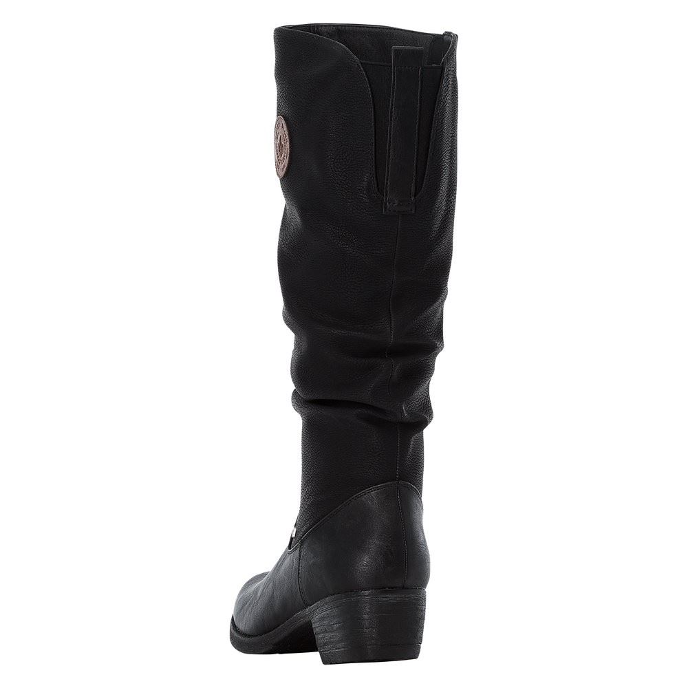 Rieker Stiefel  RiekerTex  Warmfutter Reißverschluss schwarz 93157 