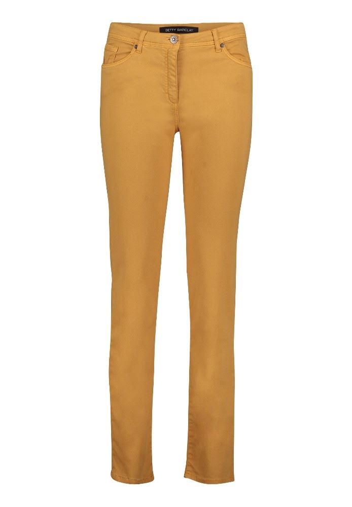 Betty Barclay Hose Slim Fit gelb 64642711 34 | 7256 Autumn Gol | 